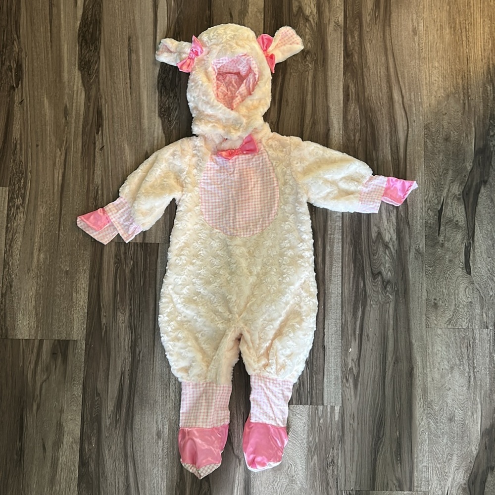 Rubie's Pink and Cream Kids One Piece Footie